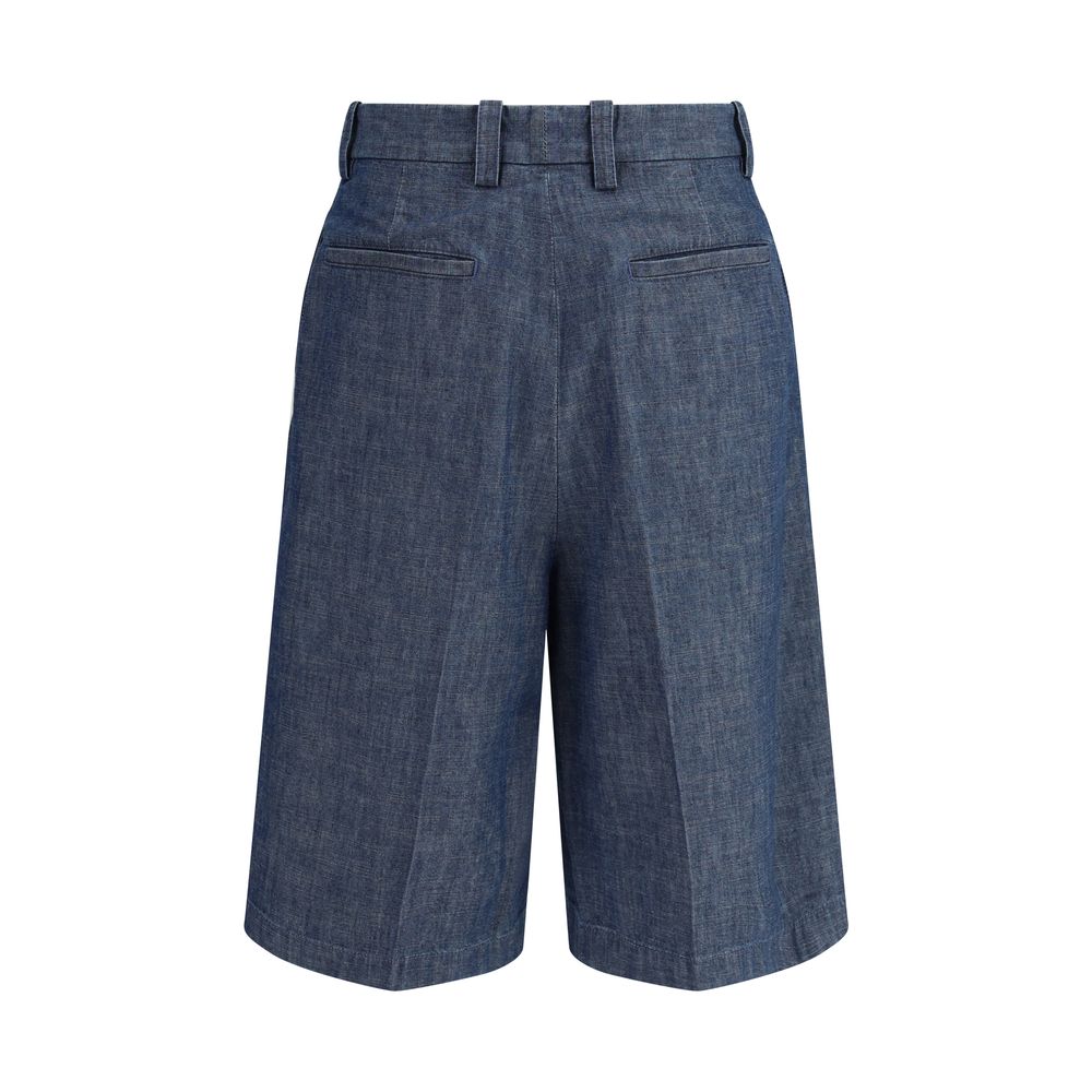 Jil Sander Bermuda Long Shorts - Blue