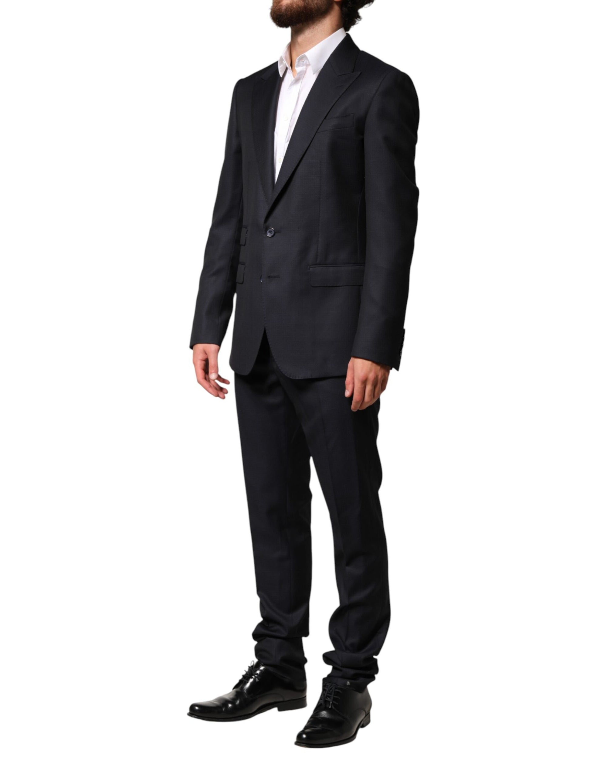 Dolce & Gabbana Blazer & Pants Virgin Wool 2-Piece Suit - Black