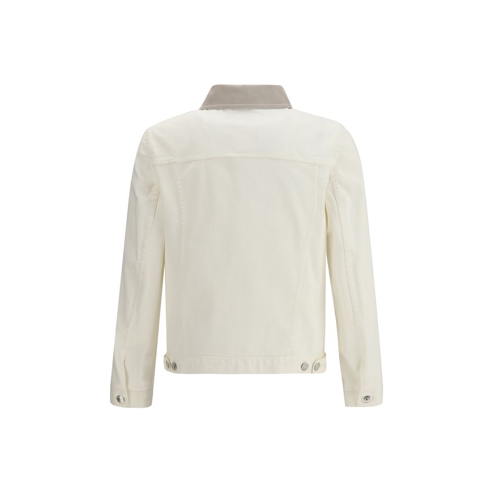 Brunello Cucinelli Denim Jacket - White