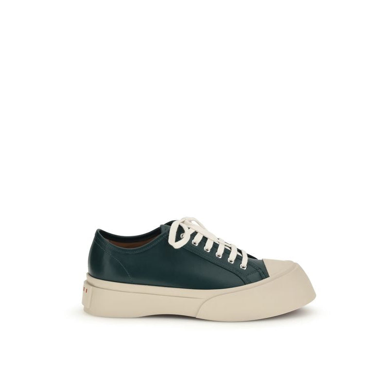 Marni Pablo Leather Sneakers - Black