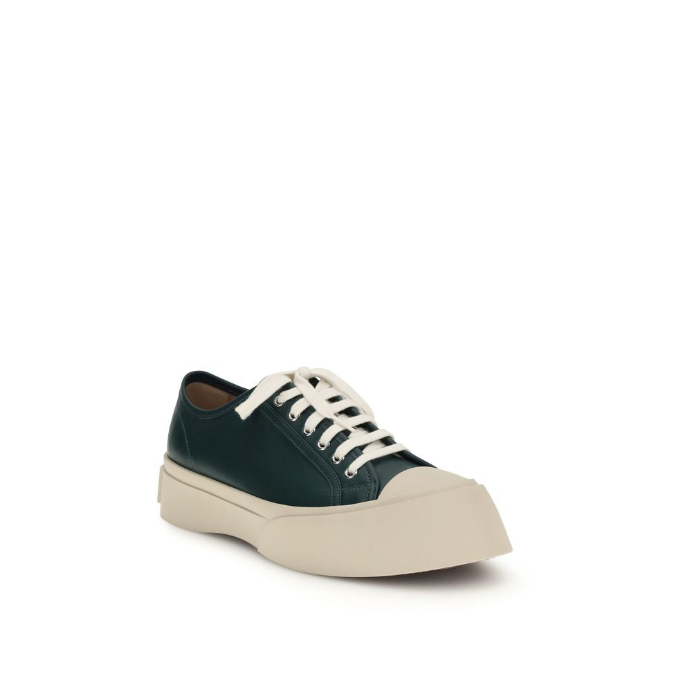 Marni Pablo Leather Sneakers - Black