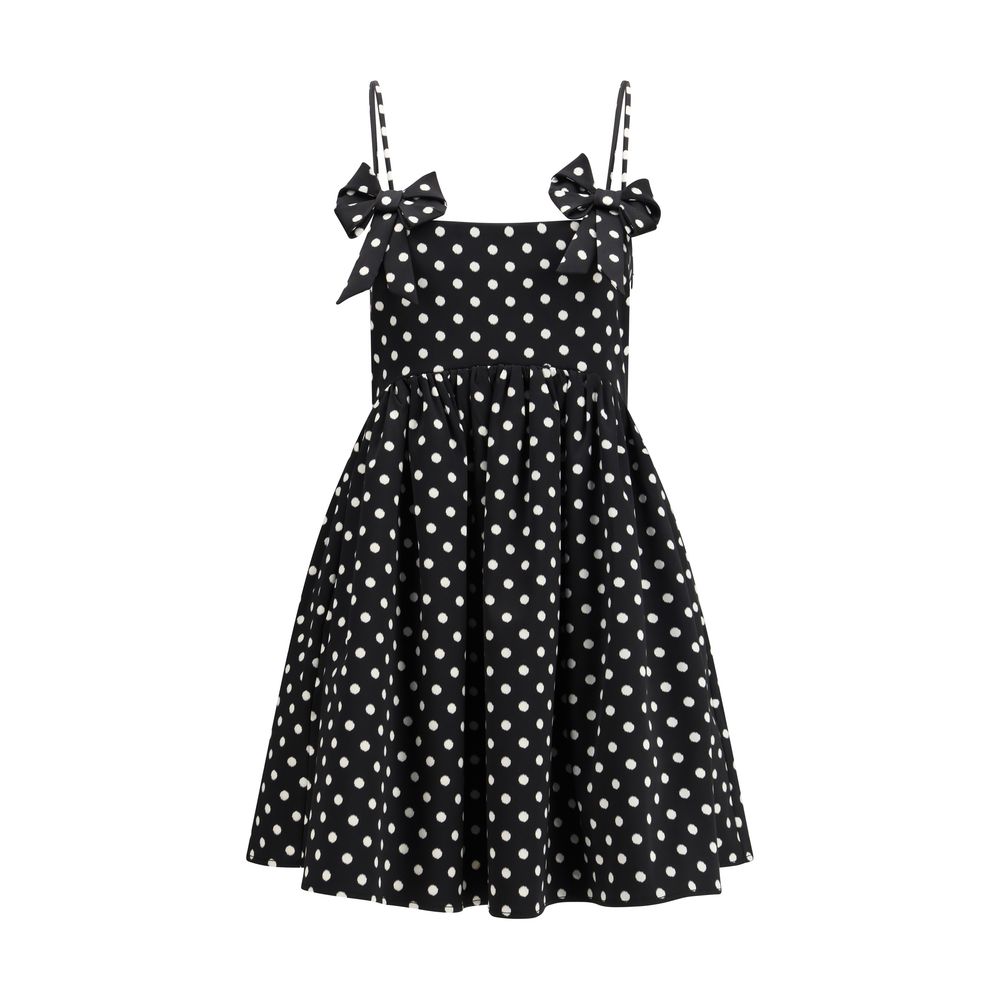 Ganni Polka Dot A-Line Dress
