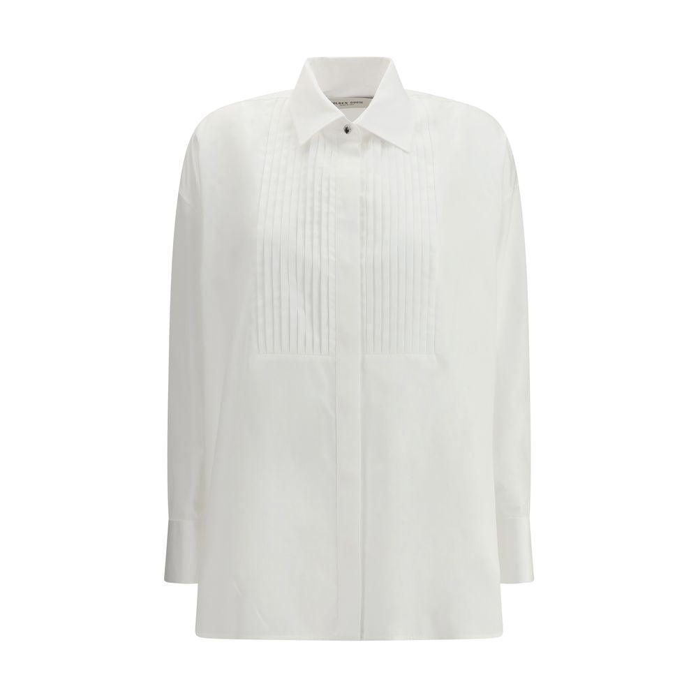 Golden Goose Longline White Shirt