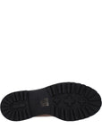 Prada Cognac Leather Combat Boots