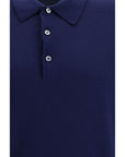 Tom Ford Long Sleeve Polo Shirt - Dark Blue