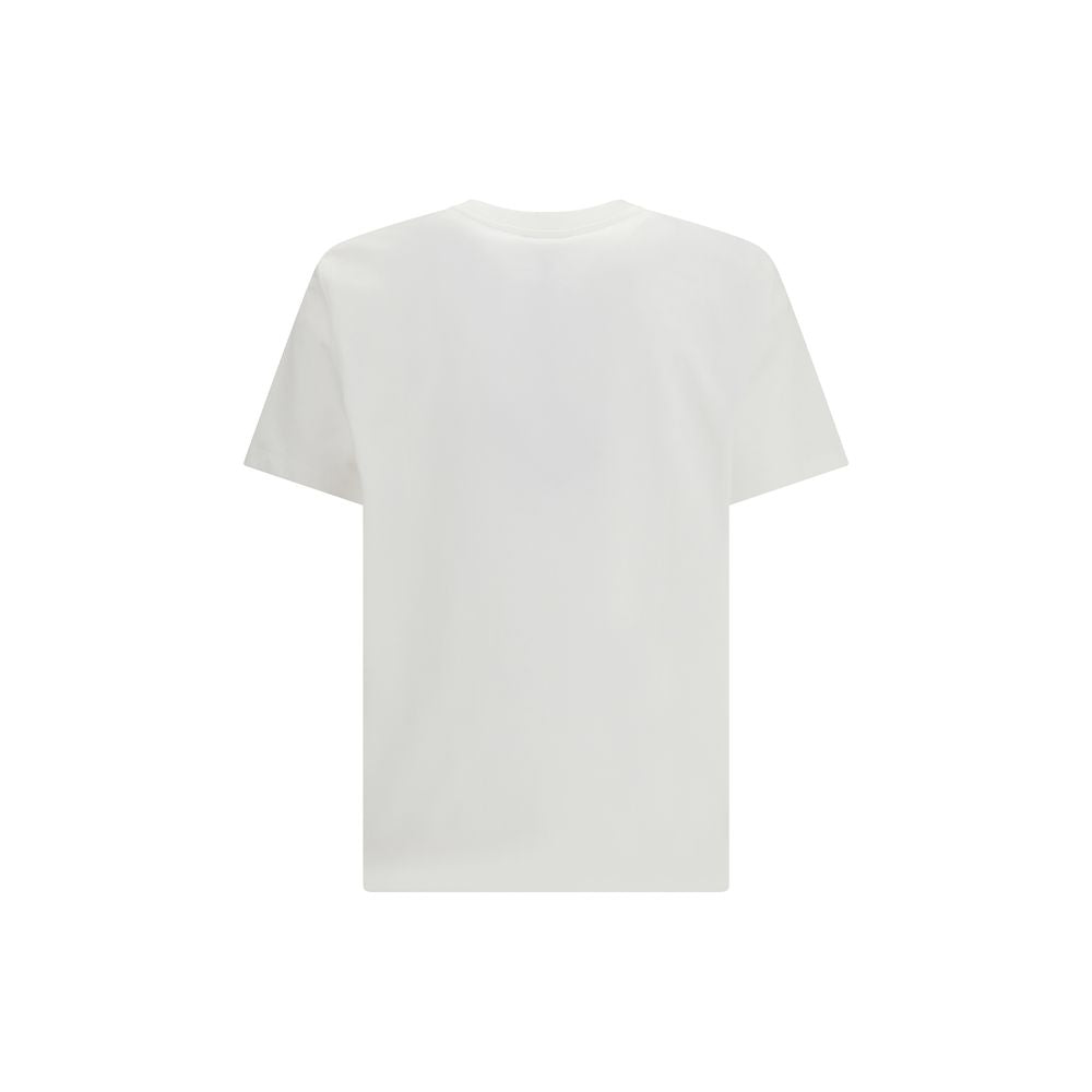 Balmain Logo White Cotton T-Shirt